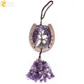 7 Chakras Reiki Tree of Life Pendant for Car Rearview Mirror Hanging Home Decoration Ornament Fengshui Spiritual Jewelry H280