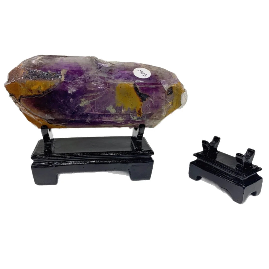 1pc crystal display stand, resin frame, crystal small ornament base support, long strip-shaped mineral raw stone jade base