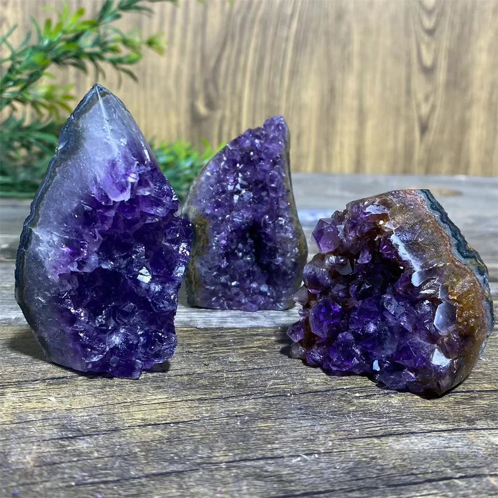 Natural Crystal Amethyst Free Form Stone Quartz Mineral Gemstones for Spiritual Ornaments Home Decoration