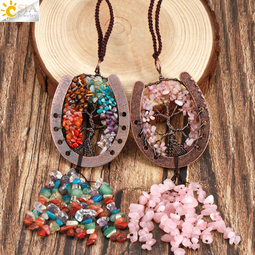 7 Chakras Reiki Tree of Life Pendant for Car Rearview Mirror Hanging Home Decoration Ornament Fengshui Spiritual Jewelry H280