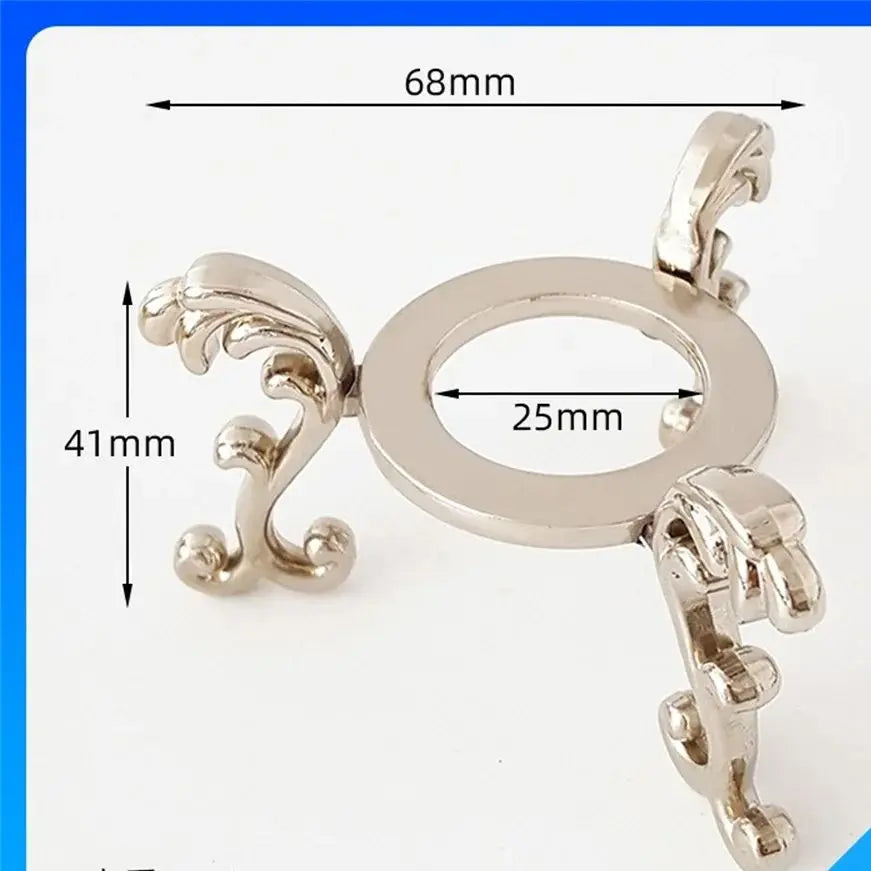 Crystal Ball Metal Base Figurine Display Stand Handicraft Sphere Stone Support Diamond Holder Desktop Ornament Photography Props